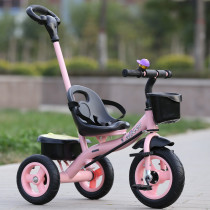 Childrens tricycle 1-3-6 years old simple baby large child pedal bicycle Lightweight infant stroller