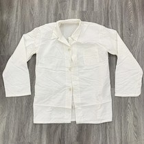 Sanitary Single Blouse Mens Winter Summer Single Row Buckle Loose Pure Cotton Cloth Long Sleeve Shirt Fall Casual Ben White Shirt