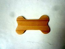 (Wood Fun Square) Ordinary dog bone shape wood cross-stitch wool thread winding board
