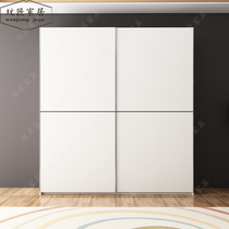 Bedroom sliding door wardrobe double door sliding door wardrobe 2 door 3 door modern simple sliding door custom small apartment cloakroom
