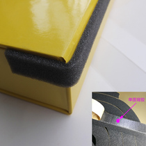 Manufacturer single-sided rubber sponge strip gap sealing strip printer shock strip refrigerator insulation sponge soft