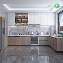 Nuoyi whole house custom imported egger board modern simple cabinet custom F4 star kitchen overall kitchen cabinet custom