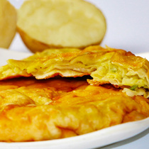 Looking back on the potato pie vegetarian Lanzhou specialty snack ready-to-eat SF air