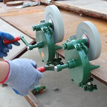 Non-electric Desktop 6-inch hand grinder sharpening machine grinding stone swinging knife stone manual grinding kitchen knife grinding tool