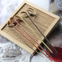 Biwis Bartending art signature Finger ring Cocktail signature Olive signature Martini signature Fruit signature circle bamboo signature