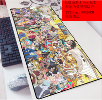 Anime one piece mouse pad oversized 3mm Luffy Solon female Emperor Ace cartoon table mat to map customization