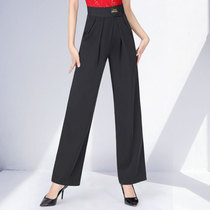 Dan Baoluo Latin dance trousers modern dance pants Velcro Latin pants womens high waist dance pants national standard dance practice pants