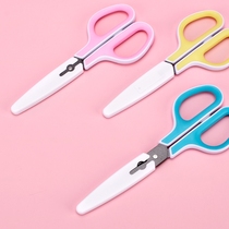 Nanxun Meifeng Japan PLUS Prussian scissors with protective cover titanium non-viscose hand