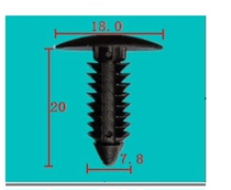  Tree Rivets Nylon rivets Christmas Tree Rivets Barbed rivets Plastic buckle Plastic rivets 06104