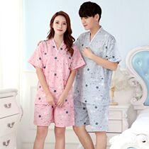 Sweat steaming clothes Womens pure cotton couple suit mens sauna clothes Anran nano plus size bath clothes massage Han steaming clothes