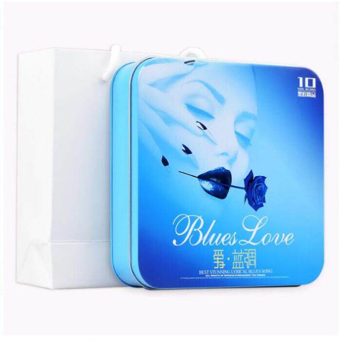 Genuine car music car CD disc Europe and the United States fever classic love blues non-destructive gel CD