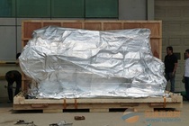 Large equipment export shipping aluminum foil packaging bag machine moisture-proof bag equipment cover bag three-dimensional vacuum bag