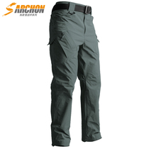 Summer ruling officer IX9 tactical long pants men light and thin special soldiers outdoor speed dry pants military fans for training pants workwear pants