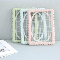 Summer Cushion Breathable Clothing Factory Staff Seat Cushion Grid Chair Cushion Student Stool Chair Heat Dissipation Summer Butt Cushion