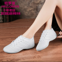 Harroman spring and summer dance shoes bodybuilding aerobics shoes gymnastics shoes dancing shoes soft bottom womens square dance shoes sneakers