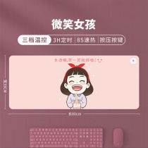 Fever mouse pad oversized heating table mat office student desk desktop warm hand heating heating