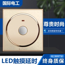  2-wire 86 concealed corridor touch delay switch Incandescent lamp LED energy-saving lamp touch switch Panel switch