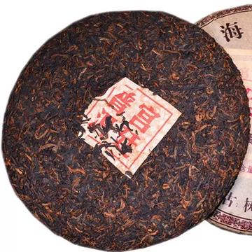 2012年五子登科熟茶铁罐装150g*5片小饼茶– 百年同府祥茶庄
