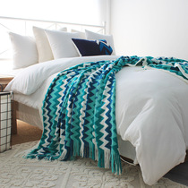 Long Ye Nordic home soft decoration blanket B & B sofa blanket towel lunch blanket blanket on bed blanket