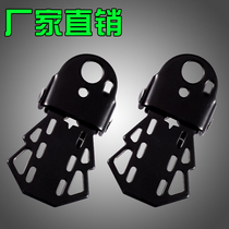 Mountain bike quick release folding bicycle back seat pedal riding equipment pedal can stand people bicycle parts