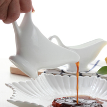 High-end Western restaurant equipment juice boat juice cup juice container container ceramic 5 ace juice bucket Western milk jug