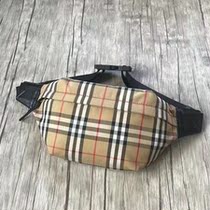 Mens Chest Bag Casual Business Package Trendy Fashion Satchel Canvas Boomer Satchel Large Capacity Plaid Cloth Man Bag