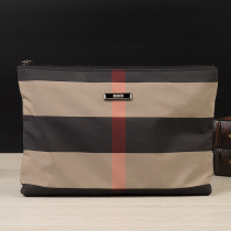 Handbag mens casual cloth bag mens large capacity hand hold clip bag mens bag sails cloth bags oxford cloth nylon hand grip bag tide
