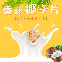 Coconut Crispy Slices Multispec Fragrant Crisp Coconut Flakes Meat Coconut Dry Grilled Meat Dry Snack Bagged Coconut Fruit Dry 500g