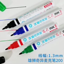 Wholesale Taiwan Lion Kiwifen NO 200 oily pen Thick head marker quick-drying does not fade