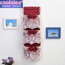Hanging bag hanging bag fabric storage hanging bag door rear wall hanging multi-layer storage bag mobile phone sundries finishing bag hanging pocket