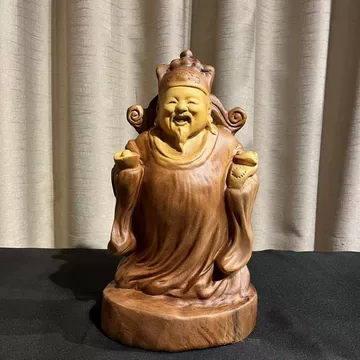 木彫り 仏像 千手観音 置物 お寺 祭祀 木 極品 香樟木 香樟木