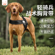 Dog traction rope vest type large canine chest harness Kimhair Labrador anti-explosion punching vest type walking dog chain