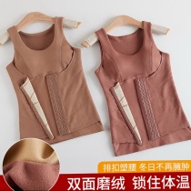 Shaped body waist fat-burning thickening slimming body with chest pad receiving collocation milk body body body shaping thermal underwear vest women
