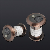 Cat's eye doorbell 2-in -1 security door household universal door metal visual door mirror HD lens with cover