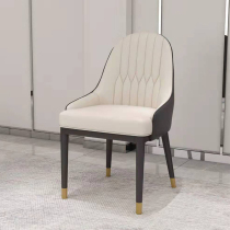 Hotel Solid Wood Dining Chair Bag Box Hotel New Chinese Style Chair Restaurant Chair Soft Bag Practical Round Table Dining Table And Chairs