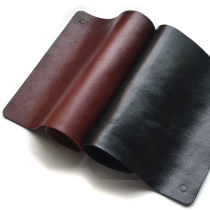 First layer cowhide mouse pad simple game mouse pad manual leather mouse pad non-slip computer table pad leather customization
