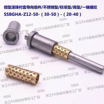 SSBGHA-Z12-50-(30-50)-(20-40) Standard Miniature Ball Bushing Guide Assembly