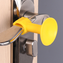 Anti-collision door Blocking Door Stopper FREE OF PUNCH DOOR HANDLE CRASH-PROOF CUSHION TOILET DOOR SUCTION SILICONE WALL SUCTION SILENT DOOR TOUCH