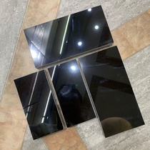 China black quartz brick pool glossy PC brick 600x1200 imitation stone water view China black light face black gold sand