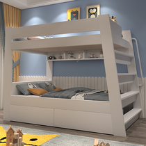  Adult up and down the same width bunk bed Childrens bed Mother bed Up and down Parallel high and low bed up and down wooden bed Adult