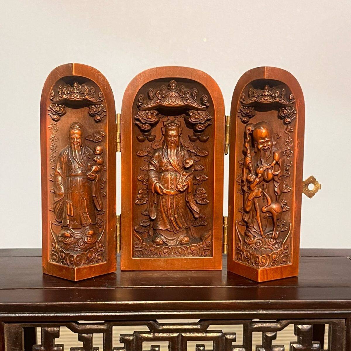 黄杨木福禄寿-黄杨木福禄寿促销价格、黄杨木福禄寿品牌- 淘宝