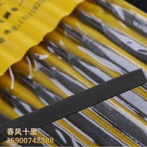Shjin file knife set plastic file small file woodworking mini file combination set Triangle Flat