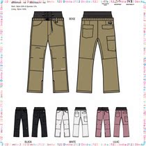 PZ ski gear 2122 DIMITO Korean ski PANTS waterproof wear-resistant horn thin leg BIO SLIM PANTS