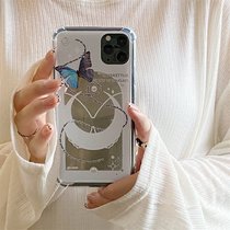 ins Wind dream butterfly mirror iPhone12 for Apple 11promax phone case 8 7plus all-inclusive XR