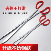 Finless eel holder eel pliers catch fish loach lobster Yellow good crab clamp pliers anti-slip special tool to catch sea deity