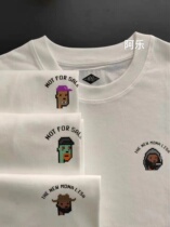 Yu Wenle NFT Tongan MADNESS FRIENDS AND RELATIVES LIMITED AVATAR SHORT SLEEVE T-SHIRT DAY DEPARTMENT PURE COTTON LOOSE MDNS