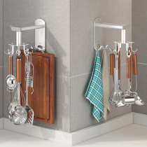 Nail-free space aluminum kitchen wall-mounted hanger rotatable Wall multifunctional towel kitchenware adhesive hook storage shelf