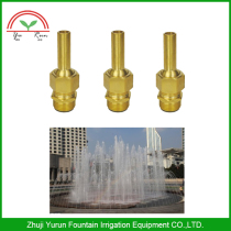 All copper large hexagonal outer wire DC direct injection nozzle waterscape landscape garden direct injection nozzle external wire DC