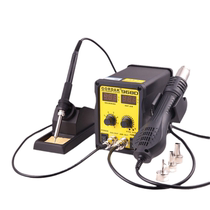 Gaudi 968 two-in-one desoldering table constant temperature electric ferrochrome soldering station 968D maintenance 968A dual digital display hot air gun