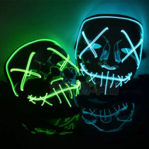 (closure series) Halloween V word vendetta shining mask X humbling Internet red terror led black ghost face